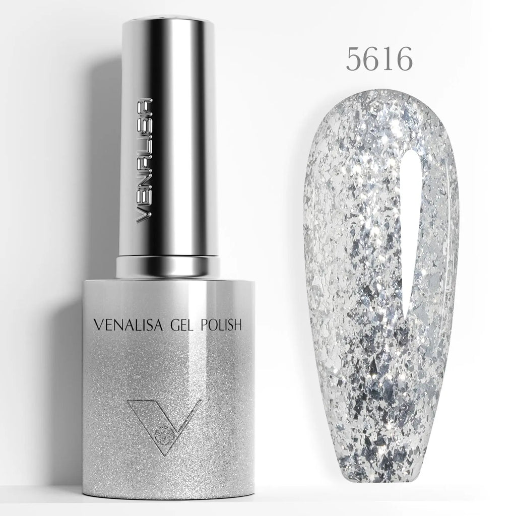 Nail Gel Polish Kit with Soft Round Brush - HEMA & TPO Free, Long-Lasting Sparkle Cat Eye Colors