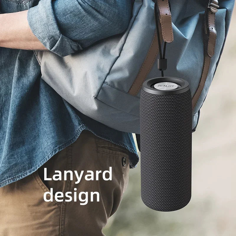 Wireless Bluetooth Speaker with Bass Subwoofer Waterproof Sound Box Support TF USB