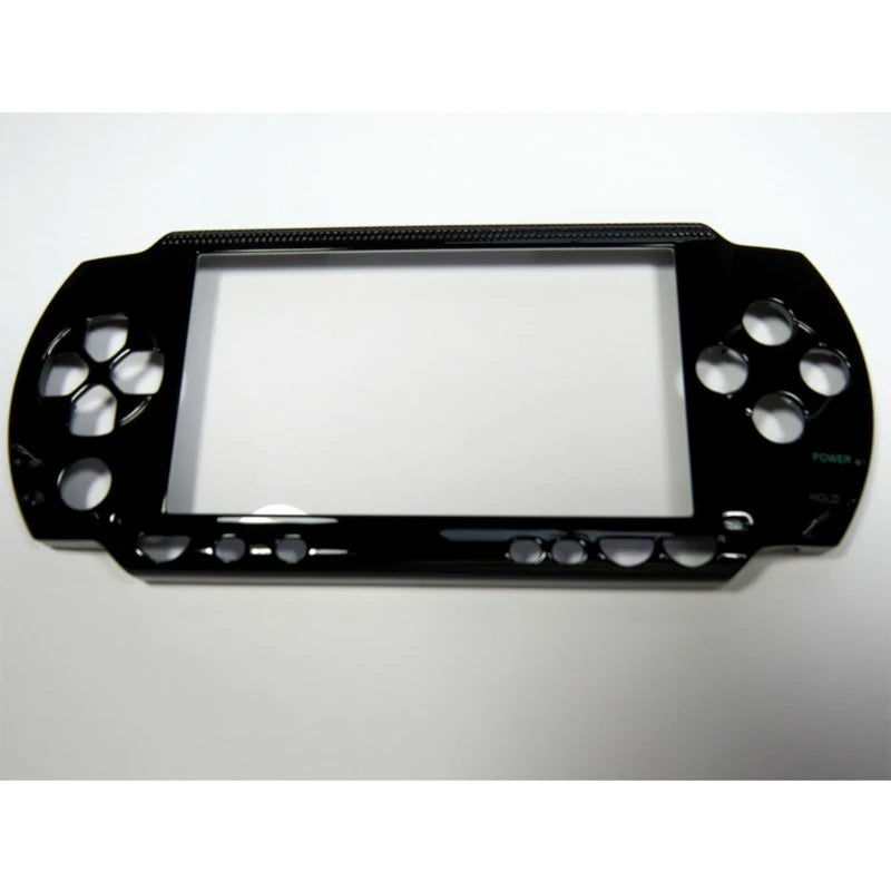 PSP 1000 Front Faceplate Shell Cover Replacement - Black