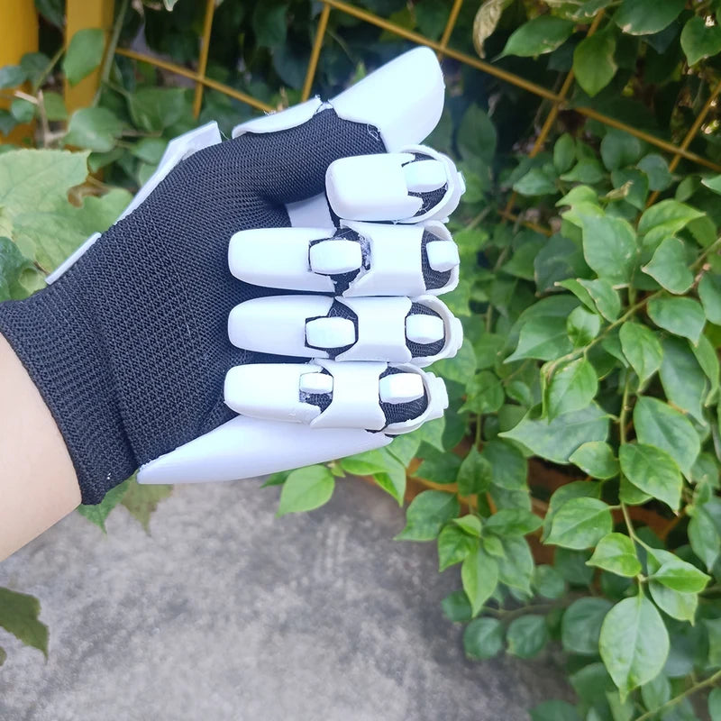 Mechanical Cosplay Gloves 3D-Printed PETG Flexible Costume Gloves - Multiple Colors