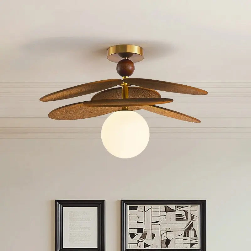 Rattan Weave Vintage Pendant Light - Retro Restaurant & Hotel Hanging Lamp
