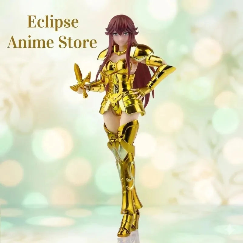 Action Figure Toy - Saint Seiya GT Holy Contract Female Gold Saints Zodiac Knights, Diecast Metal Armor, 18cm