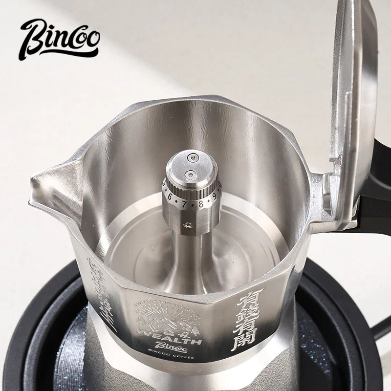 Bincoo 3-Valve Moka Pot Pressure Relief Valve - External Pressure Control