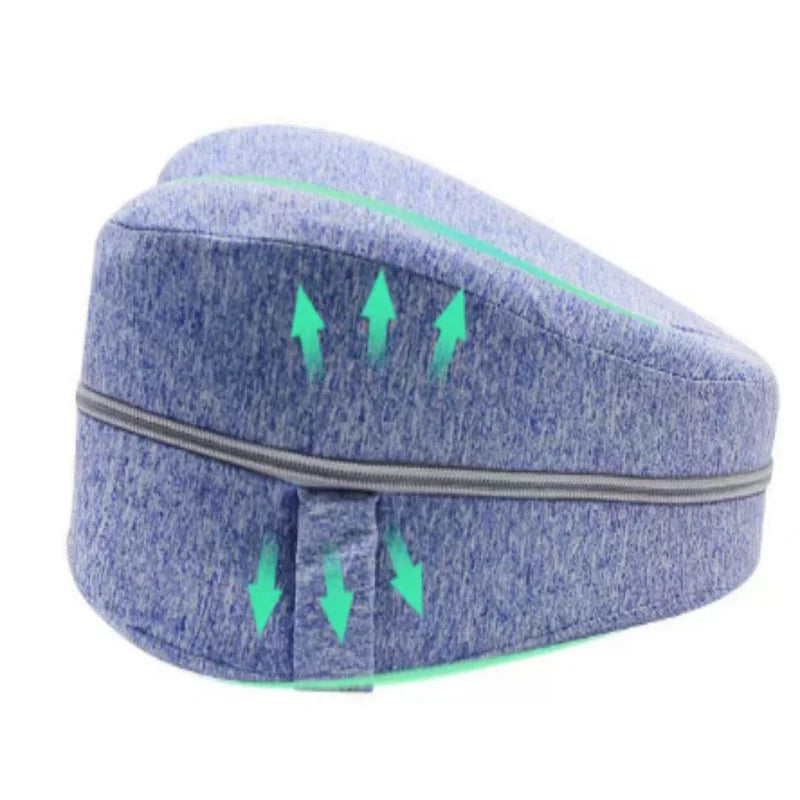 Memory Foam Leg Pillow Heart-Shaped Pregnancy Support Cushion for Side Sleepers