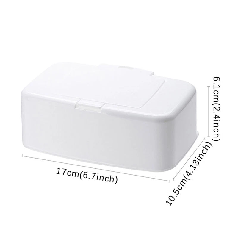 Portable Wet Tissue Box Dispenser for Car & Home - Napkin Storage Container