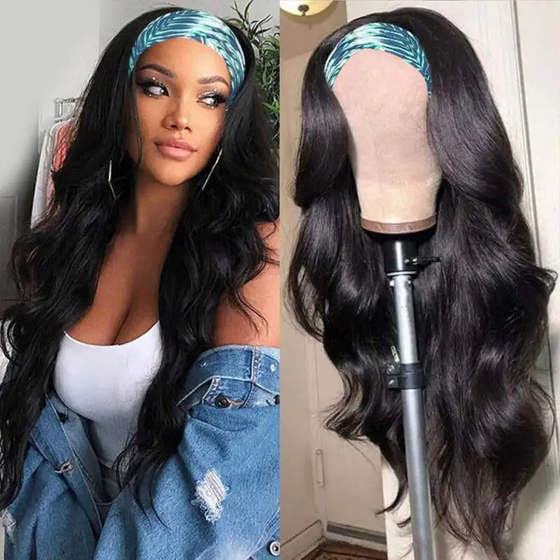 Human Hair Body Wave Wig 30-40 Inch 200% Density Remy Wigs for Women