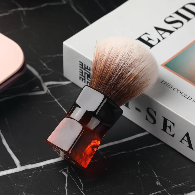 Yaqi 24mm Synthetic Hair Shaving Brush for Men - Moka Express Style