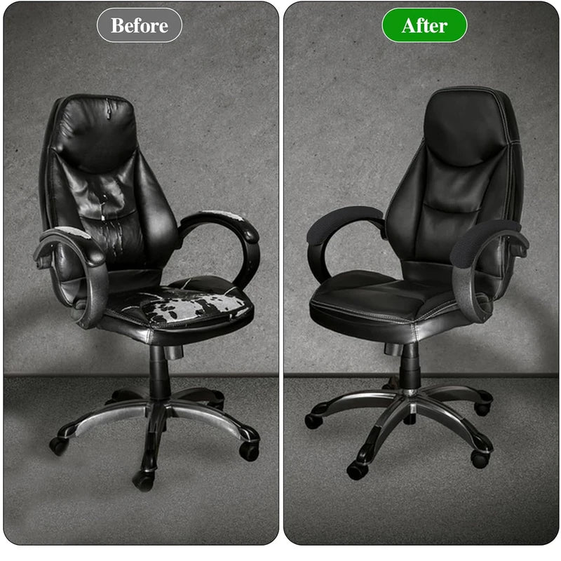 Stretchable Office Chair Arm Cover Dustproof & Stain Resistant Slipcover - 1 Pair