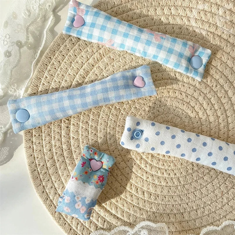 Floral Cable Tie - Reusable Cloth Cord Organizer for Earphone & Data Cables