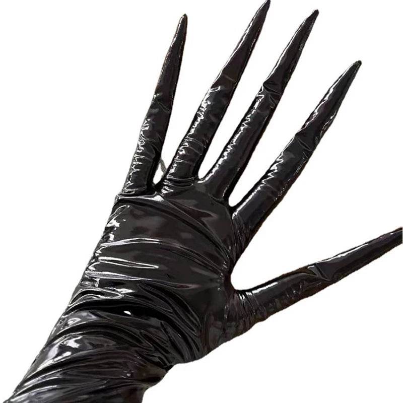 60cm Halloween Devil Claw Gloves Women's Cosplay Costume Prop for Masquerade Party
