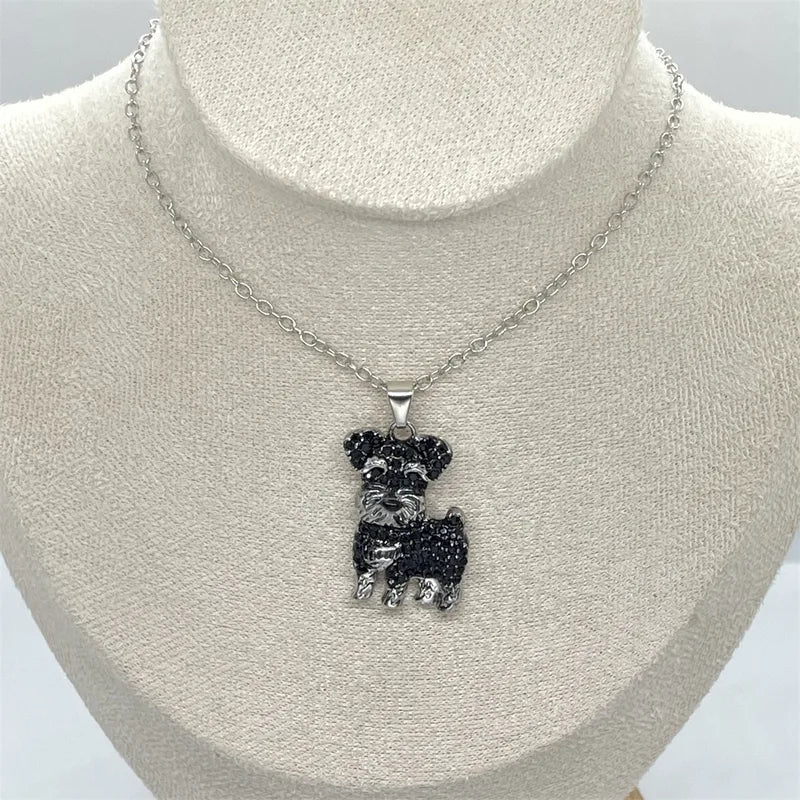 Pet Dog Pendant Necklace for Women - Cute Animal Jewelry Gift
