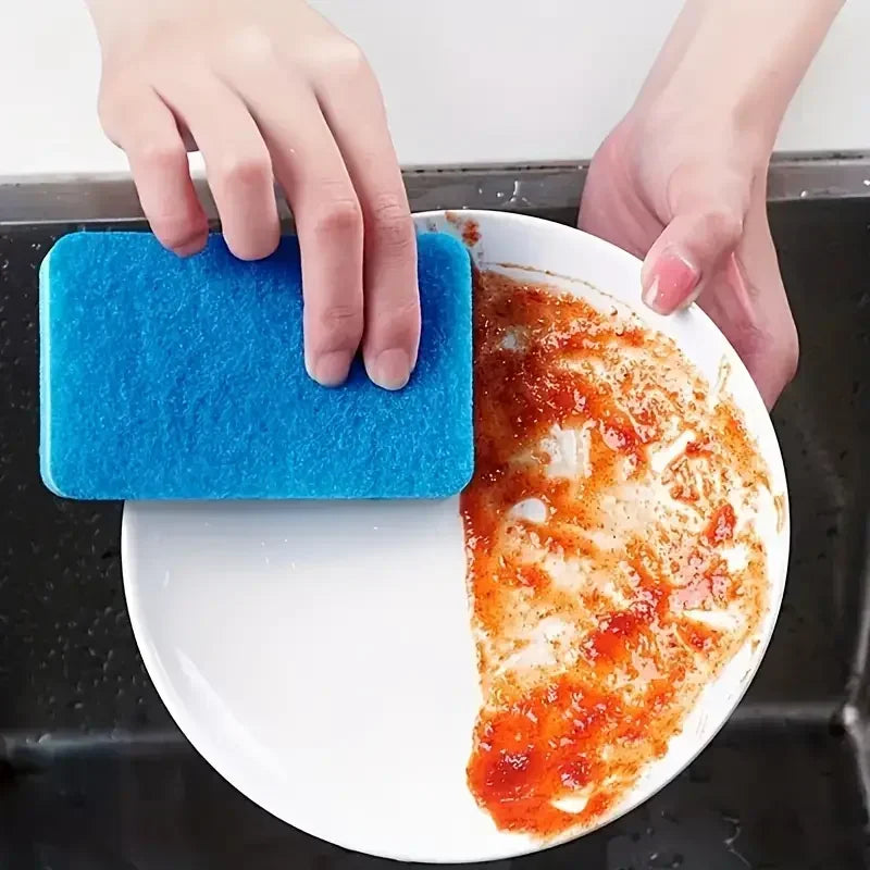 Kitchen Cleaning Sponges Pack - Multi or Orange, Durable & Food Safe
