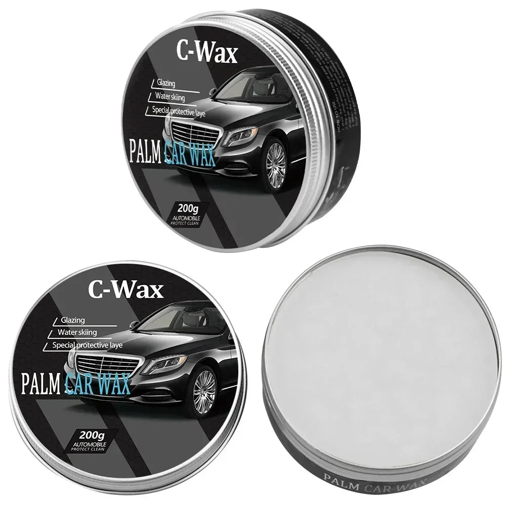 Car Wax Crystal Plating Set Hard Glossy Paint Coating Scratch Repair with Sponge