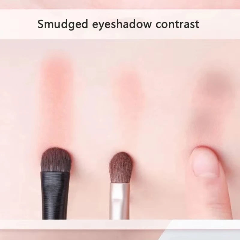 6-Piece Eye Makeup Brush Set - Professional Soft Contour & Detail Brushes