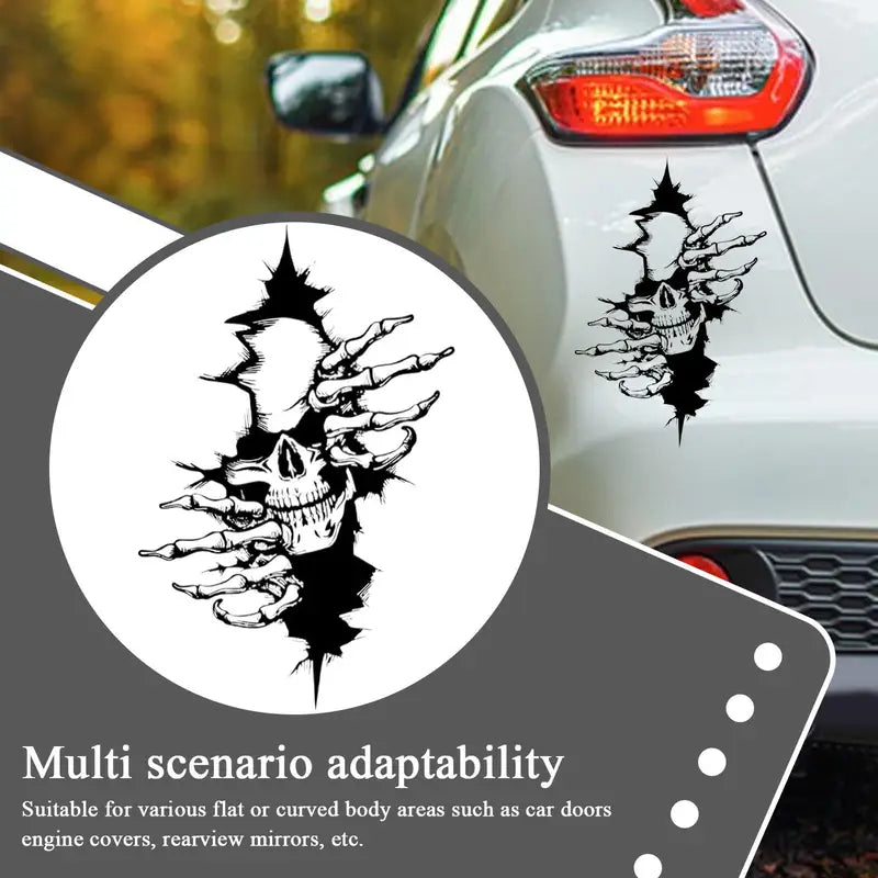Skeleton Car Sticker Halloween Waterproof Vinyl Decal for Vehicle Windows
