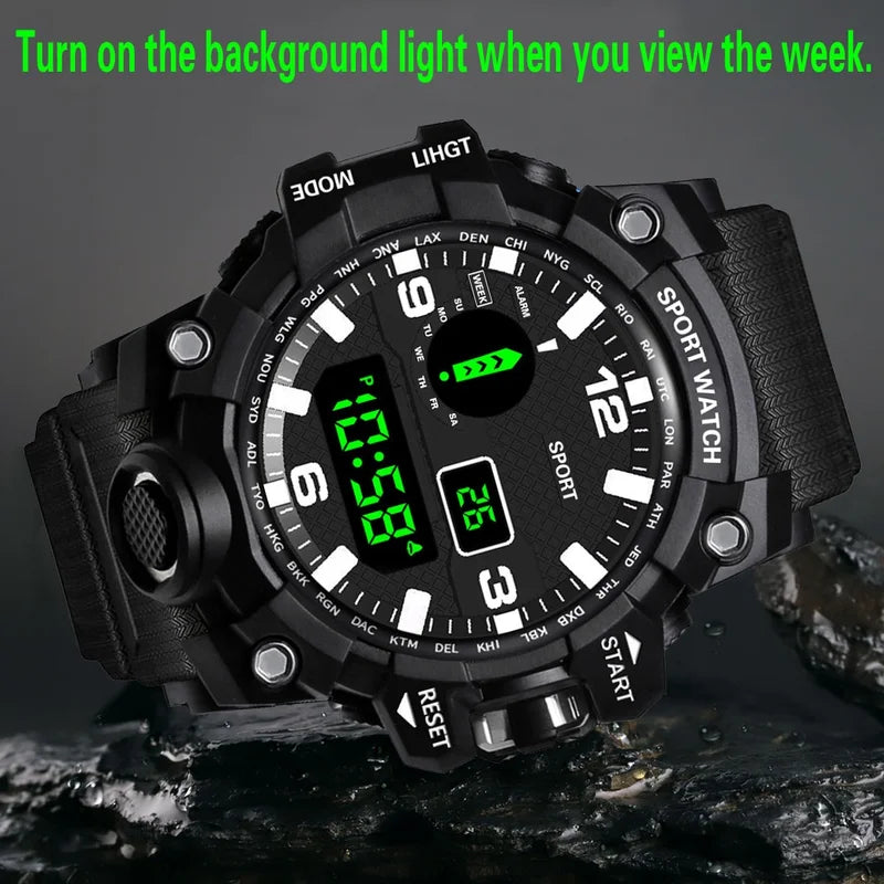 Multifunctional Outdoor Sports Watch for Men and Women - Casual Running & Fitness Tracker
