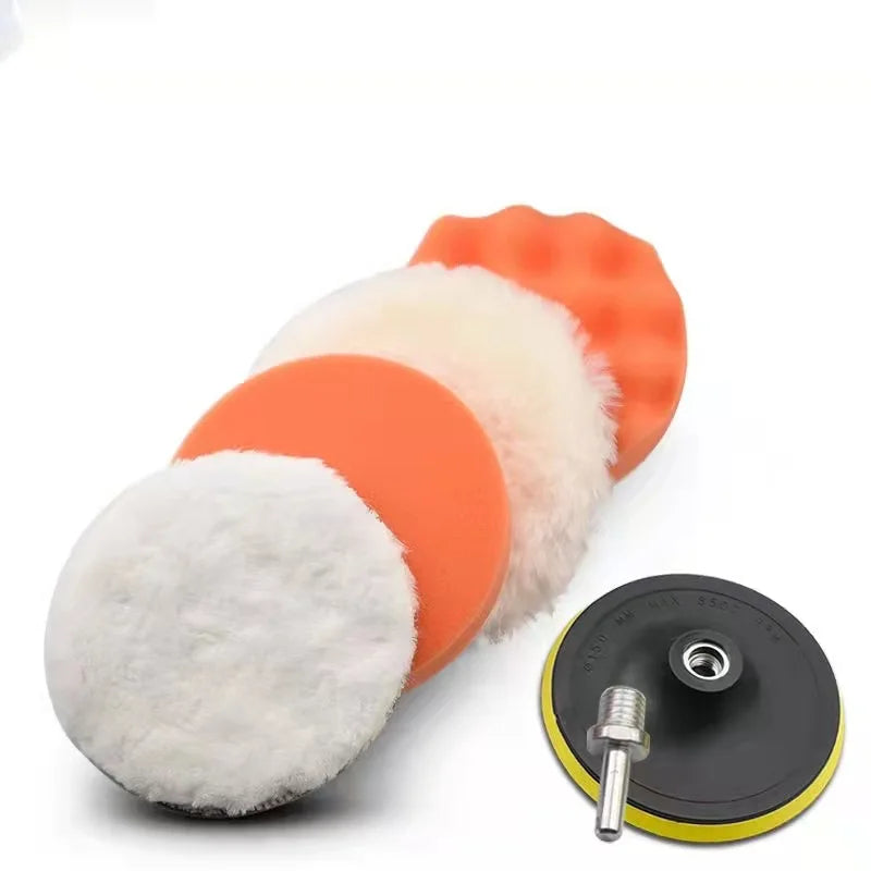 Car Polishing Pad Wool Sanding Disc for Waxing & Scratch Removal, Multiple Sizes
