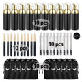 Eyelash Cleaning Tool Set with Foam Pump Bottles and Brushes - 40 Pieces