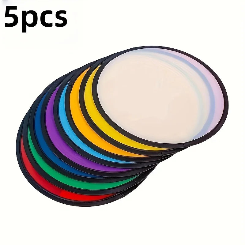 Portable Foldable Hand Fans Set for Beach Outdoor Travel Home Use