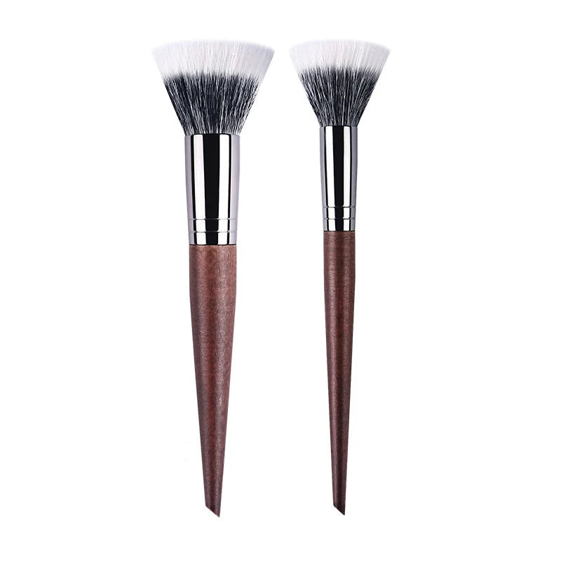 Multi-Functional Makeup Brushes Set for Face & Contouring - Natural Goat Hair, Soft & Professional