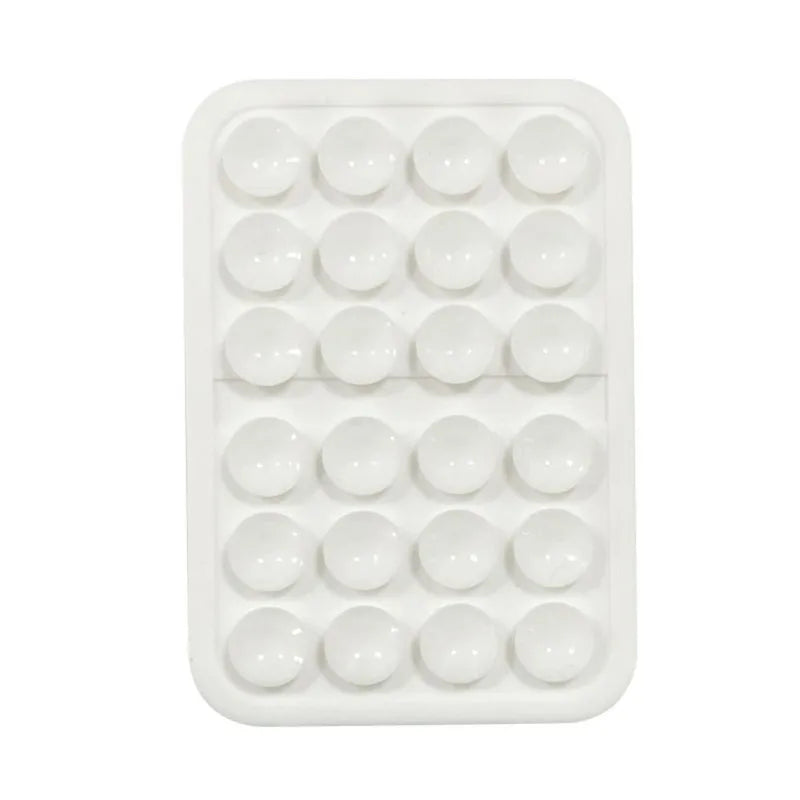 Mobile Phone Suction Cup Holder Silicone Adhesive Fixation Pad Space-Saving