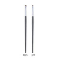 Precision Eyeshadow Makeup Brush Set with Tapered Pony Hair - Multiple Handle Colors