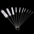 10pcs Nylon Bottle Straw Cleaning Brush Set - Household Kitchen Brushes with Bristle Kit for Glasses & Drinkware