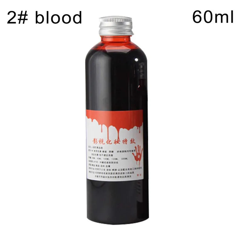 Halloween Fake Blood Gel - 30-100ml Costume Makeup Props for Horror & Pranks