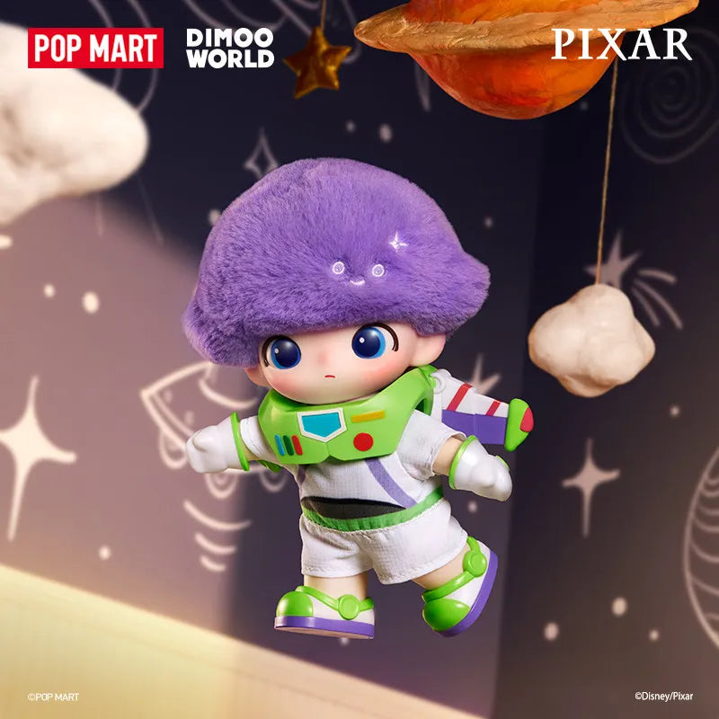 POP MART Dimoo World Pixar Vinyl Plush Pendant Mystery Box - Collectible Figurines & Home Decor
