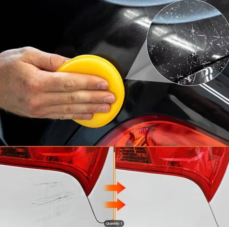 Car Scratch Repair Paste with Cloth & Sponge - Paint Polishing & Restoring