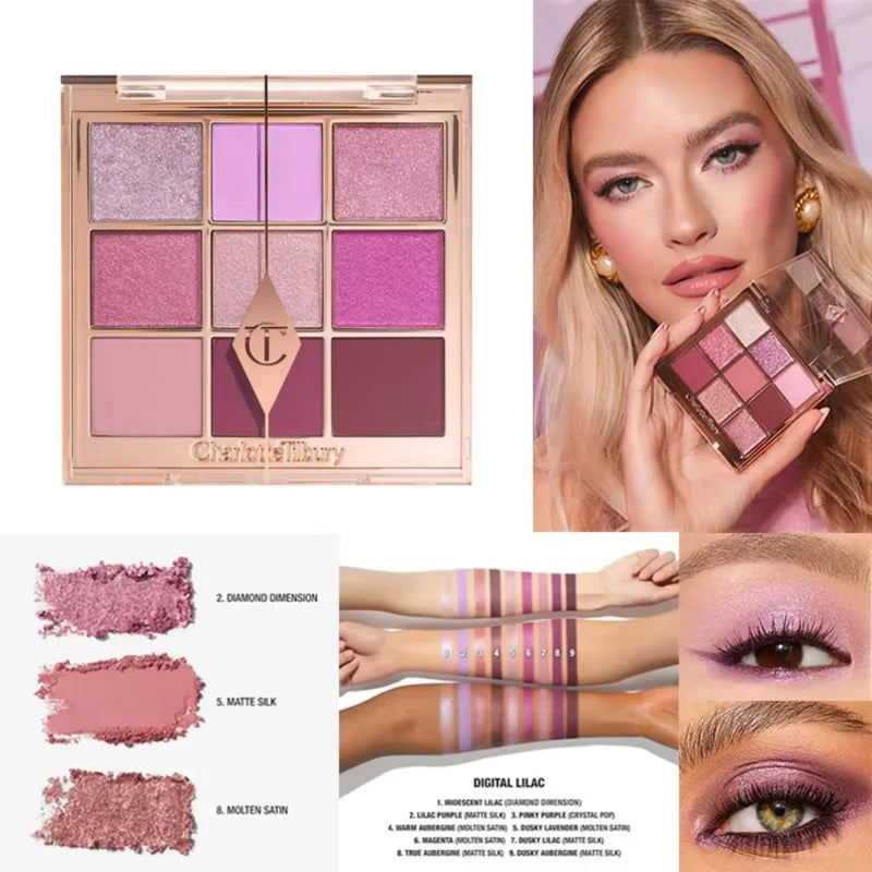 Liquid Highlighter Makeup Palette for Glowing Skin - Satin, Shimmer, Metallic Finishes