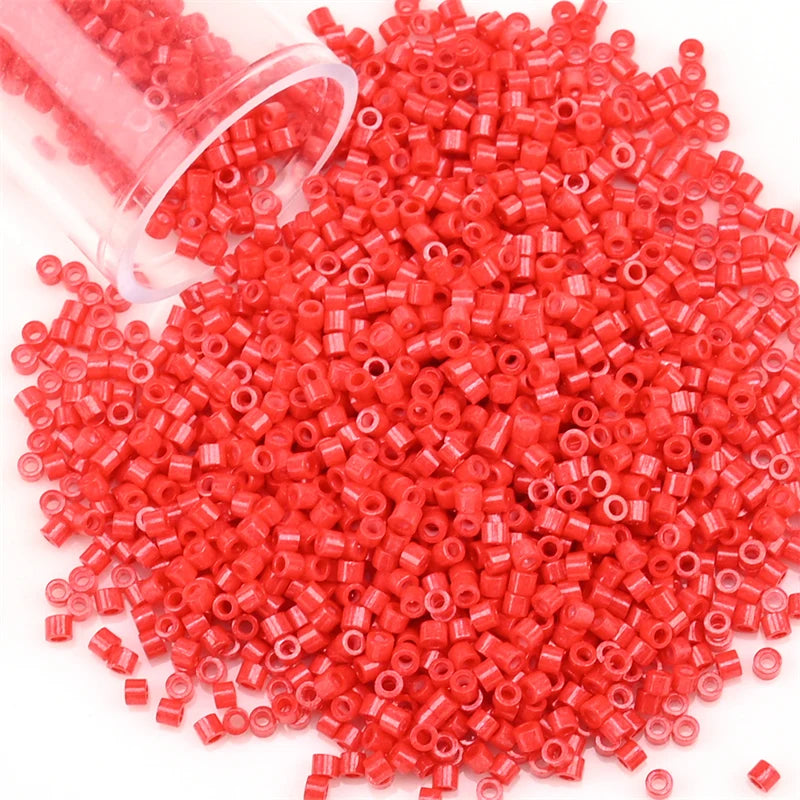 Japanese Seed Beads 1.6mm Cylinder Tiny Loose Spacer Beads for DIY Jewelry Making