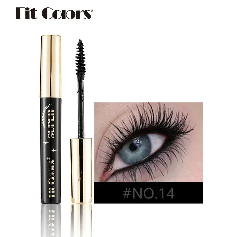 Waterproof Thick Curl Lengthening Mascara - Natural Long-Lasting Eye Makeup
