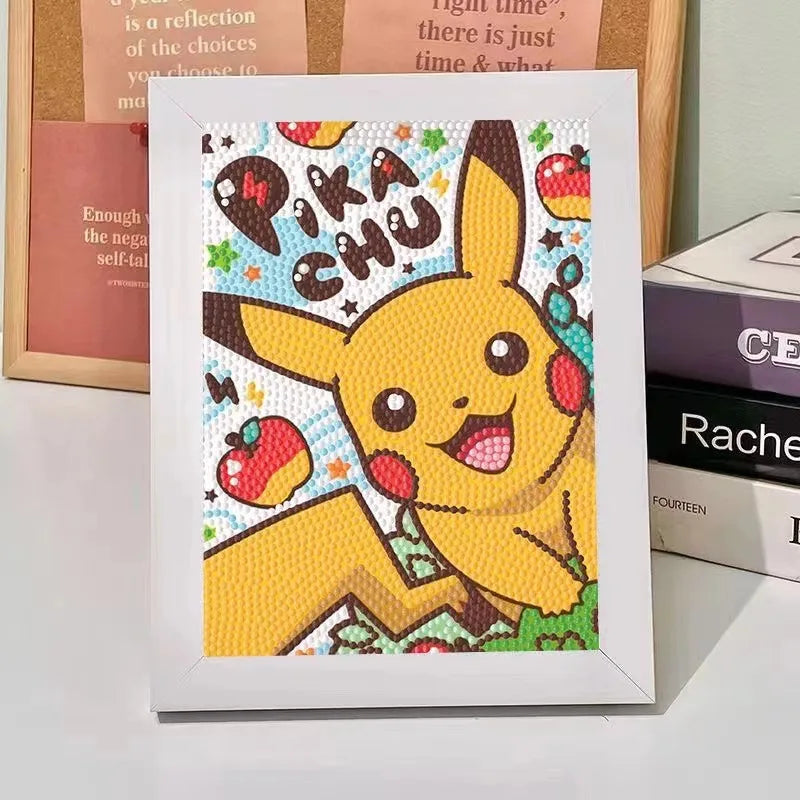 Kids' Cross-Stitch Painting Kit with Frame - DIY Diamond Embroidery Art Gift
