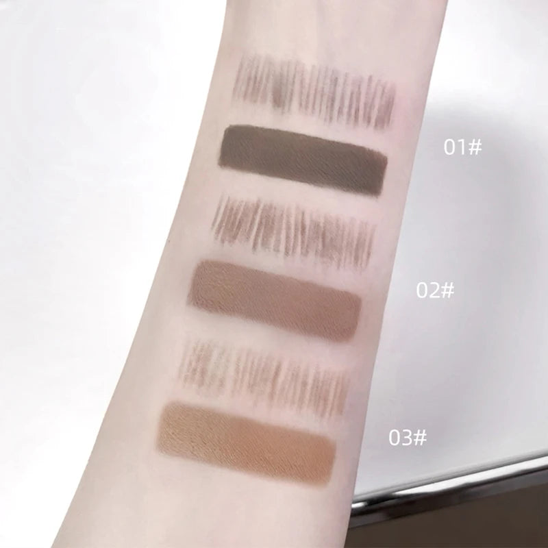 2-in-1 Waterproof Eyebrow Pencil & Tinting Mascara - Long-Lasting Natural Finish