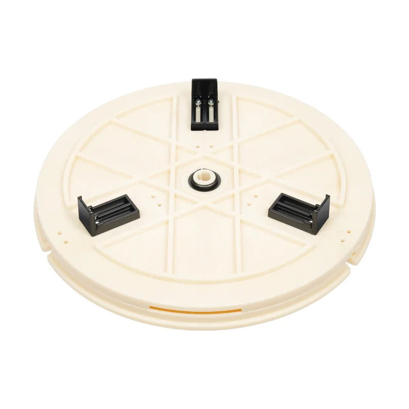 Pottery Turntable Clamp - Adjustable Ceramic Trimming Holder with Support Feet