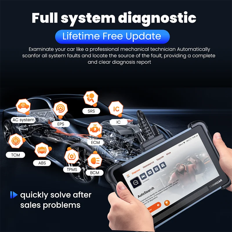 Car Diagnostic Scanner 672 Bi-Directional Full System CANFD IMMO Reset