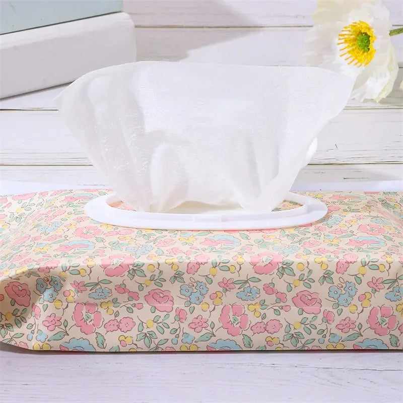 Portable Waterproof Baby Wipe Pouch with Flip Cover & Strap Reusable Case