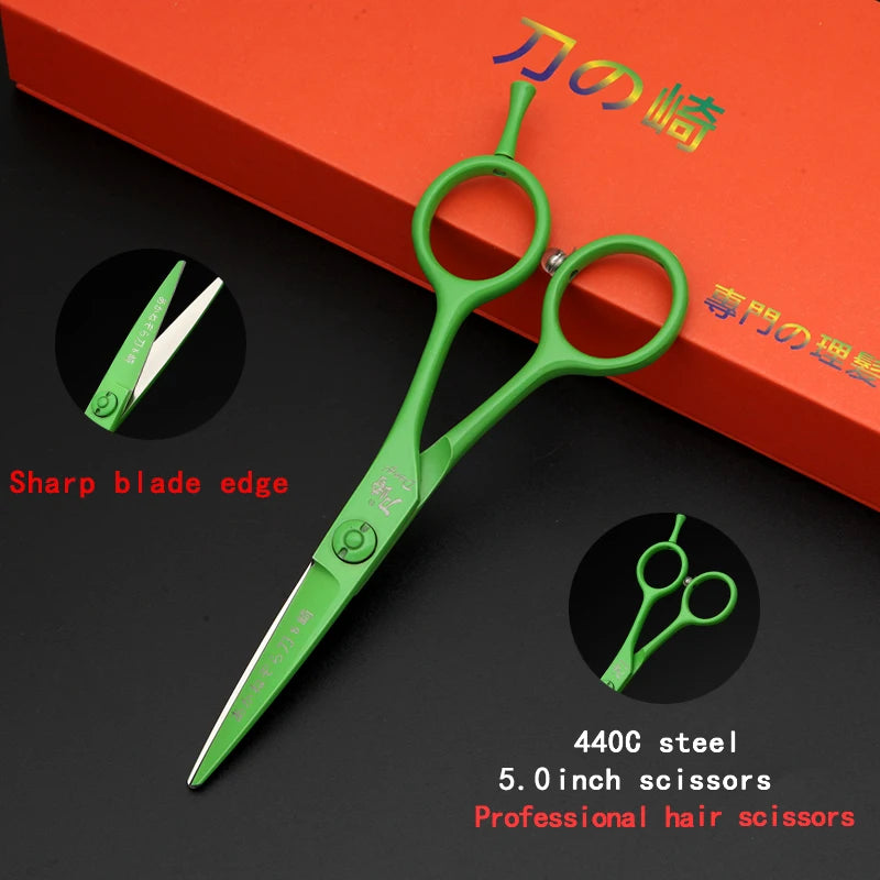 Professional Hairdressing Scissors High-Grade Steel Hair Cutting Shears 5.0-7.0 Inch