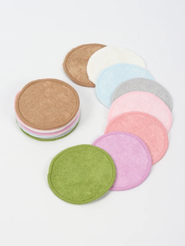 Reusable Makeup Remover Pads Set - Washable Face Cleansing Sponges