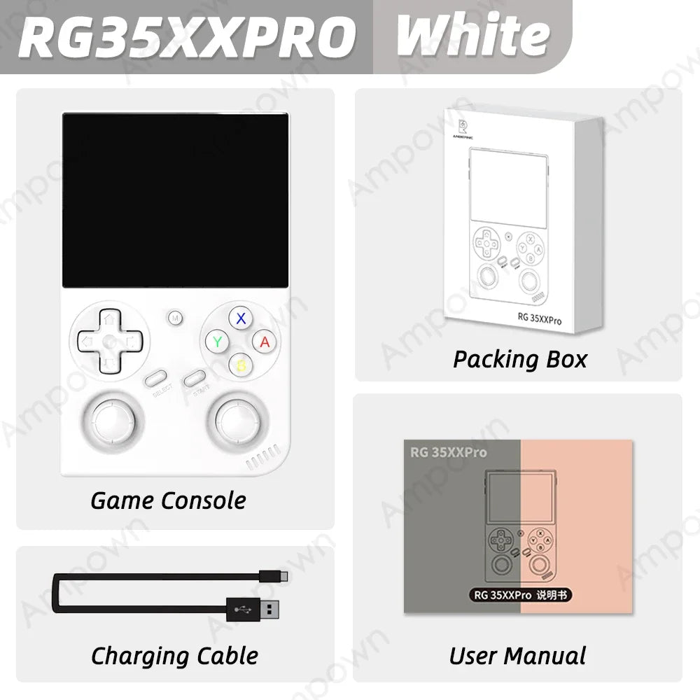 Retro Gaming Console 3.5-inch IPS Screen Linux 64-bit Dual Joysticks