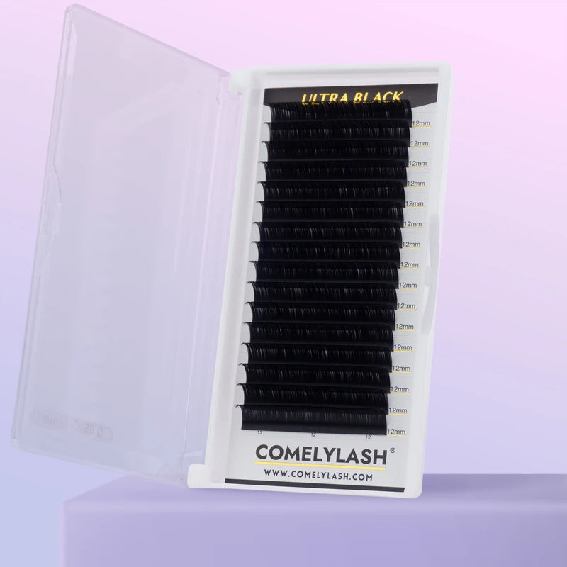 Eyelash Extension Kit 16 Rows Cashmere Matte Ultra Black Volume Lashes
