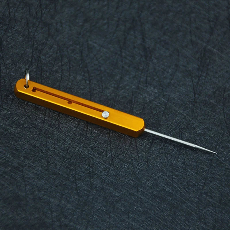 Reusable Titanium Toothpicks with Gear Adjustment Portable Dental Picks