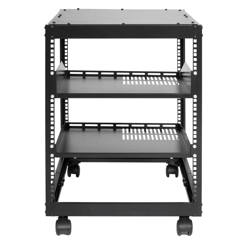 Open Frame Server Rack 12U/15U/20U with Adjustable Depth for Network Equipment