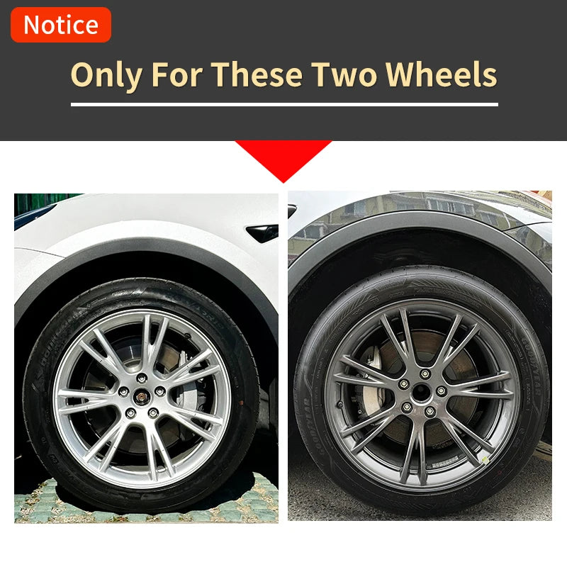 4-Piece Tesla Model Y Wheel Cover Set - 19 Inch Hubcaps for Rim Protection