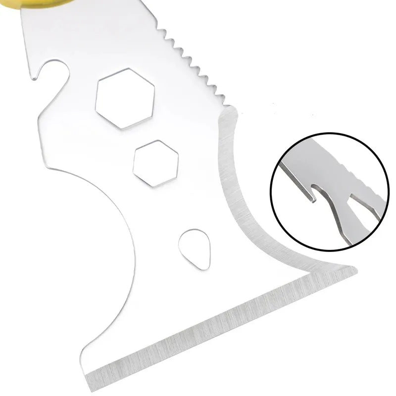 15-in-1 Multi-Use Paint Scraper & Wallpaper Tool Stainless Steel Home DIY