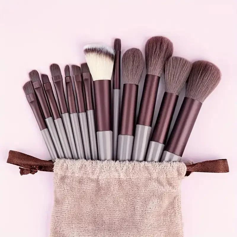 Professional Makeup Brush Set with Soft Fluffy Blending & Foundation Brushes