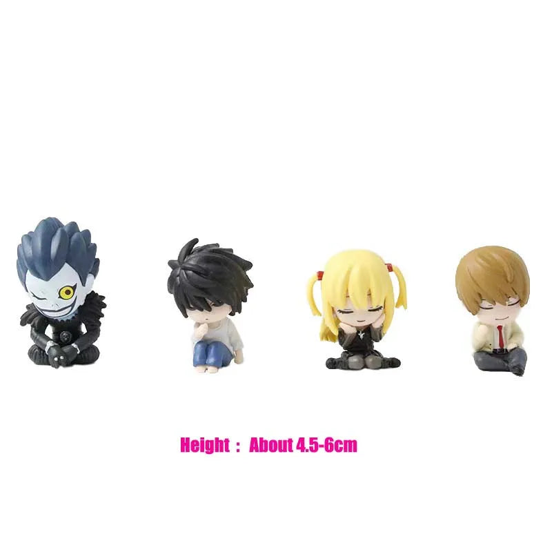 Death Note Q-Style Sleeping Character Mini Car Decoration Anime Gift Set