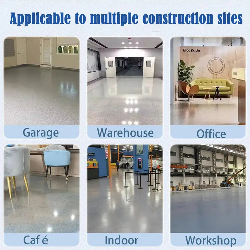 High-Gloss Marble Effect Epoxy Floor Paint - Waterproof, Non-Slip Indoor & Outdoor Coating