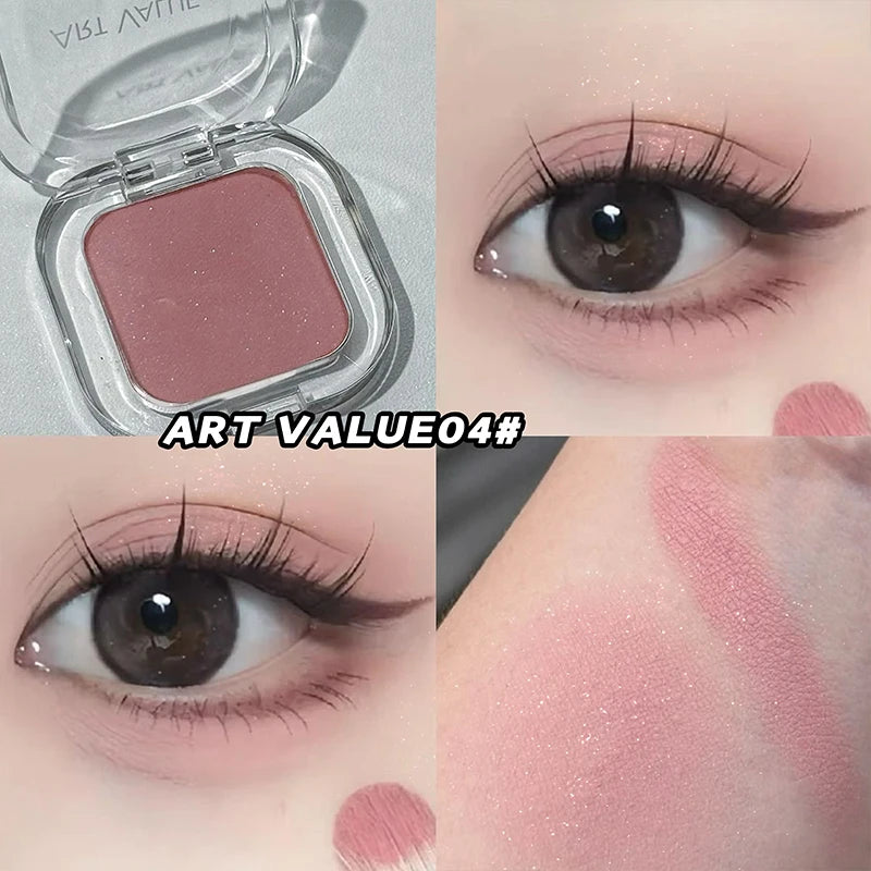 Single Color Eyeshadow Palette - Long-Lasting Matte & Shimmer Finish, No Fallout, Multi-Color Makeup